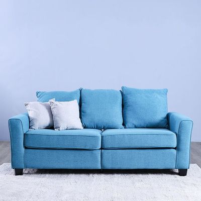 Alessandra 3-Seater Fabric Sofa