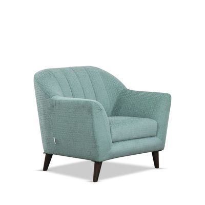 Antalya Single Seater Fabric Sofa - Teal