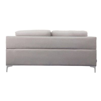 Berlin 2 Seater Fabric Sofa - Grey / Dark Grey