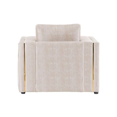 Gurna 1 Seater Fabric Sofa - Taupe