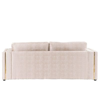 Gurna 3 Seater Fabric Sofa - Taupe