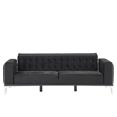 Alyanna 3 Seater Fabric Sofa - Dark Grey