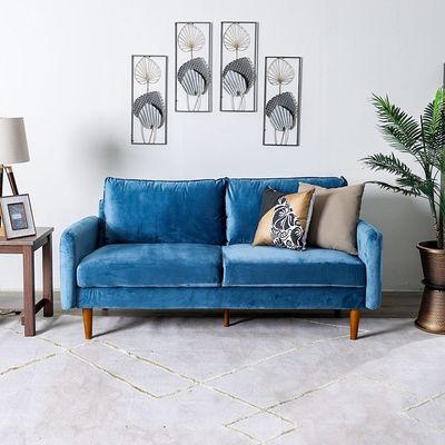 Arman 3-Seater Fabric Sofa