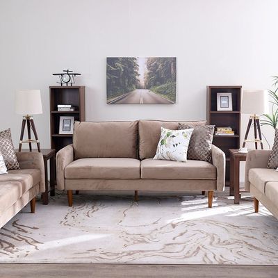 Arman 3-Seater Fabric Sofa