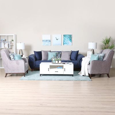 Ada 3+1+1 Fabric Sofa Set