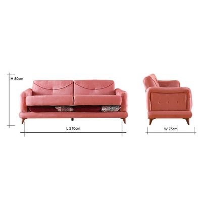 Bond 3-Seater Fabric Sofa