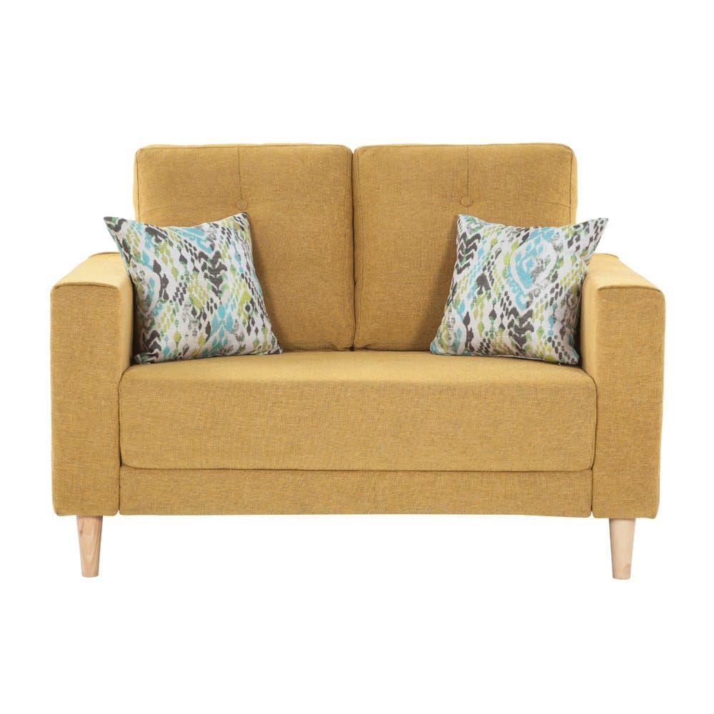 Mustard 2 store seater sofa