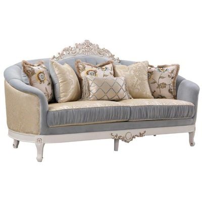 V2 Maricar Fabric Classic Sofa 3S - Cream/Gray