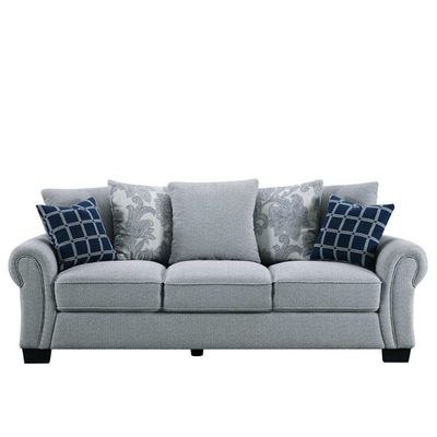 Luella 3 Seater Fabric Sofa - Beige