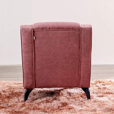 Mistral 3 + 1 Fabric Sofa Set - Cranberry / Grey