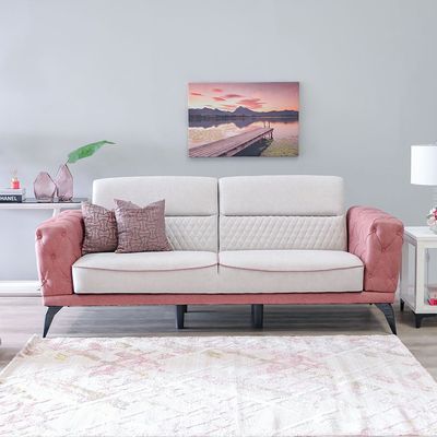 Mistral 3-Seater Fabric Sofa