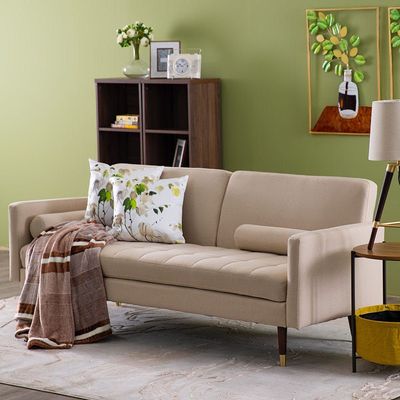 Jolene Fabric Sofabed - Cream