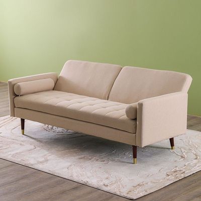 Jolene Fabric Sofabed - Cream