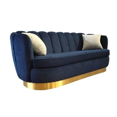 Pearl 3-Seater Fabric Sofa