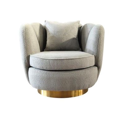 Pearl 1 Seater Fabric Sofa - Grey