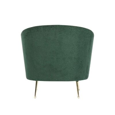 Selma 1 Seater Fabric Sofa - Forest Green