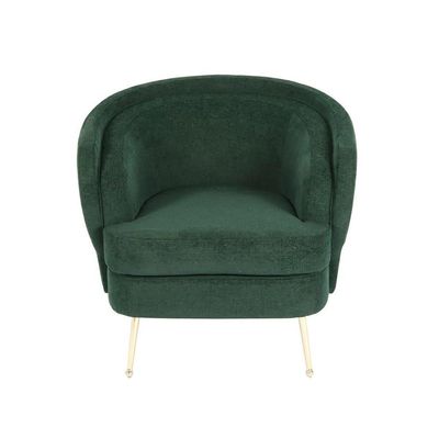 Selma 1 Seater Fabric Sofa - Forest Green