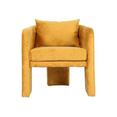 Filmar 1 Seater Fabric Sofa - Mustard