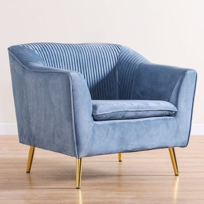 Agnes 1-Seater Fabric Sofa