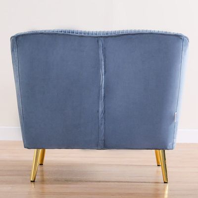 Agnes 1-Seater Fabric Sofa