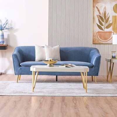 Agnes 3-Seater Fabric Sofa