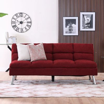 Carissa 3-Seater Fabric Sofa Bed