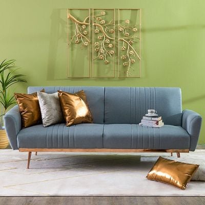 Guiller Fabric Sofabed - Jade Grey