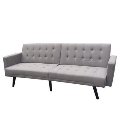 Hailey Fabric Sofa Bed - Light Grey