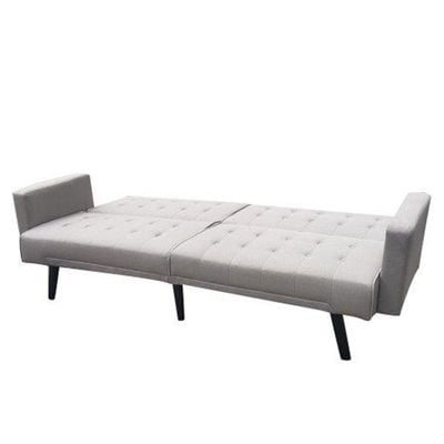 Hailey Fabric Sofa Bed - Light Grey