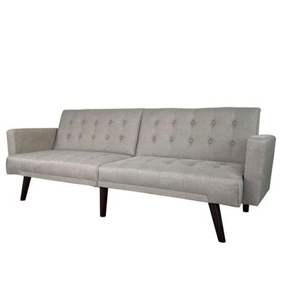 Hailey Fabric Sofa Bed - Light Grey