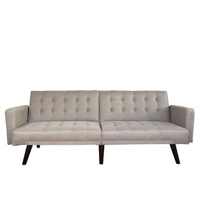 Hailey Fabric Sofa Bed - Light Grey