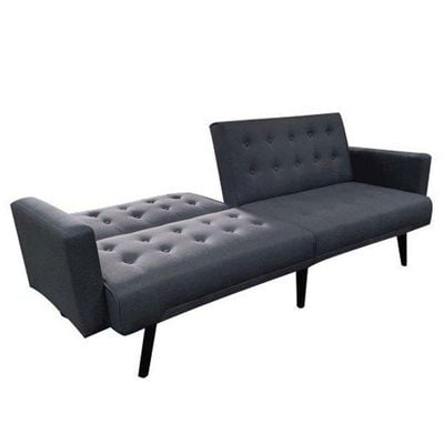 Hailey Fabric Sofa Bed - Dark Grey