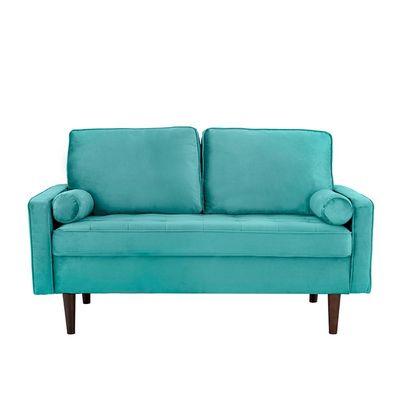 Remi 3+2+1 Fabric Sofa Set - Teal Blue