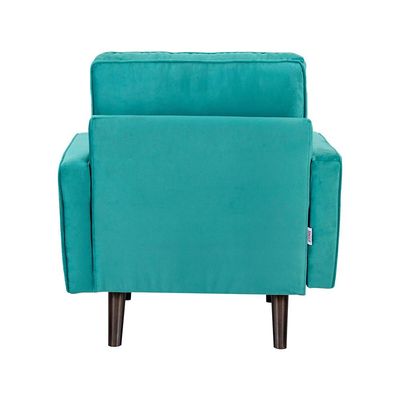 Remi 3+2+1 Fabric Sofa Set - Teal Blue