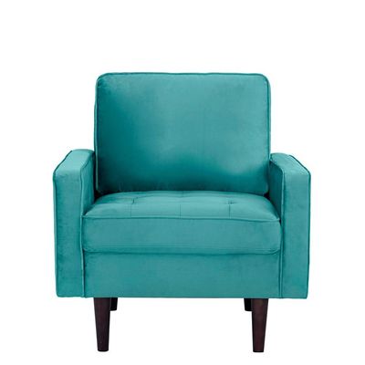 Remi 3+2+1 Fabric Sofa Set - Teal Blue