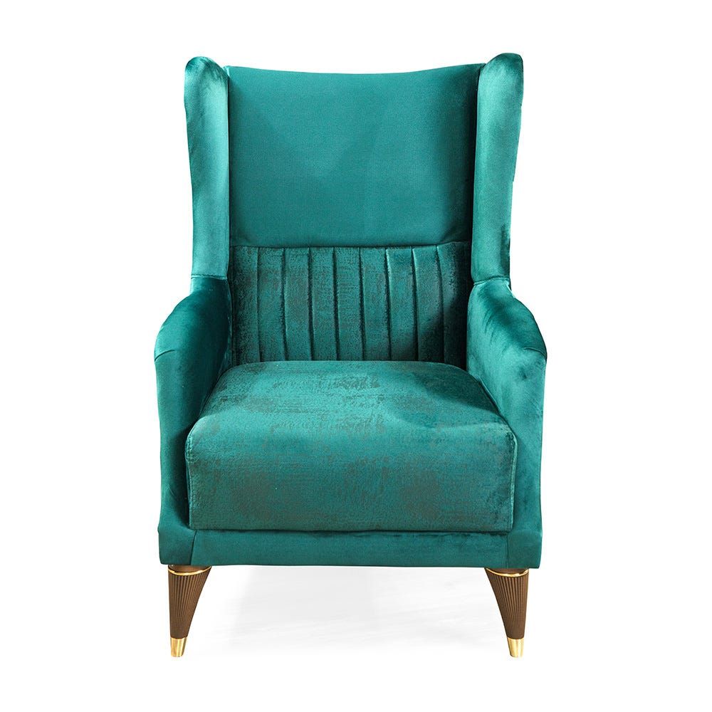 Buy Carmen 1 Seater Fabric Sofa Emerald Online Danube Home UAE