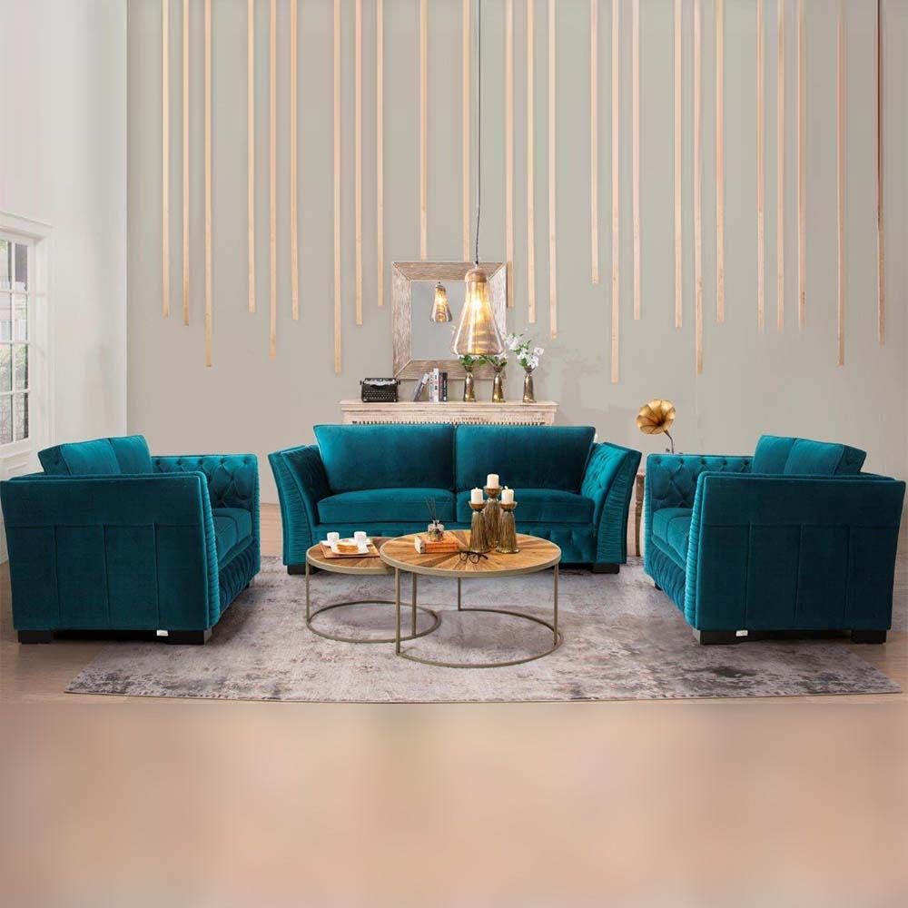 Teal velvet deals sofa bed