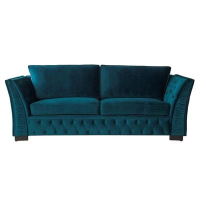 تكساس ريجال - طقم أريكة قماش مقاعد 3 + 2 + 1- أزرق مخضر غامق