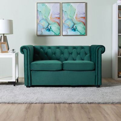 Chester 3 + 2 Fabric Sofa Set - Green