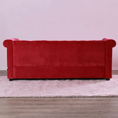 Chester 3 + 2 Fabric Sofa Set - Red