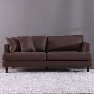 Renz 3+2 Fabric Sofa Set - Brown