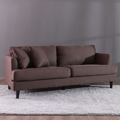 Renz 3+2 Fabric Sofa Set - Brown