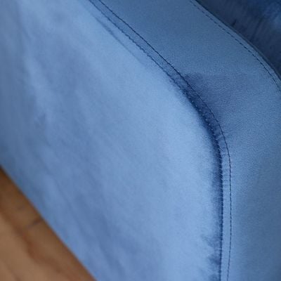 Mugen 2 Seater Fabric Sofa - Deep Blue