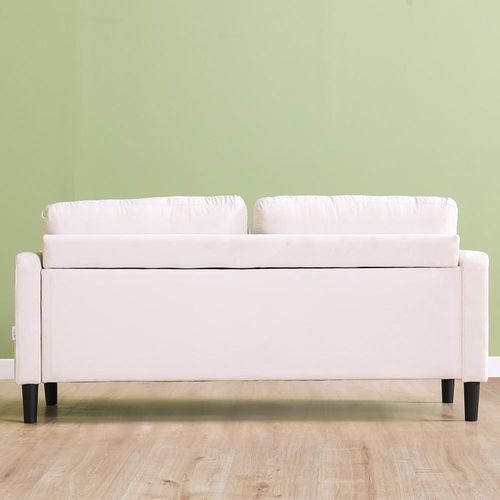 Mugen 3-Seater Fabric Sofa - Cream