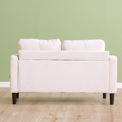 Mugen 2 Seater Fabric Sofa - Cream