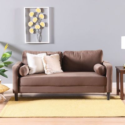 أريكة قماشية 3 مقاعد من موجن - بني