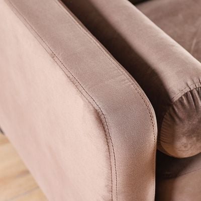 Mugen 2 Seater Fabric Sofa - Brown