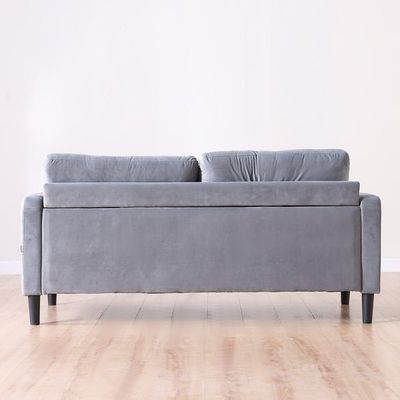 Mugen 3-Seater Fabric Sofa - Cool Grey