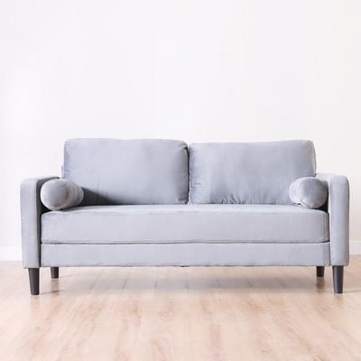 Mugen 3-Seater Fabric Sofa - Cool Grey