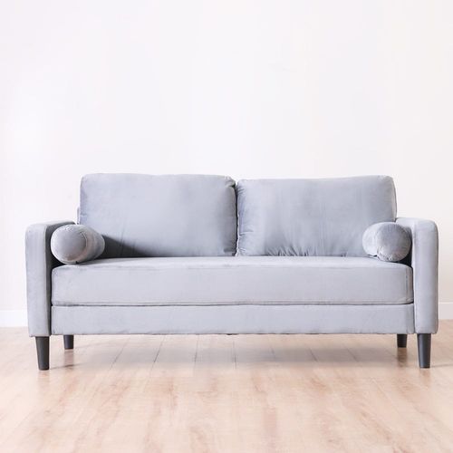 أريكة قماشية 3 مقاعد من موجن - رمادي فاتح